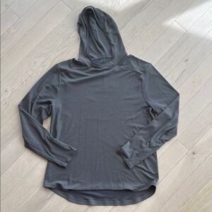 Lululemon Lightweight Long Sleeve Hoodie Green/Grey Size Large
